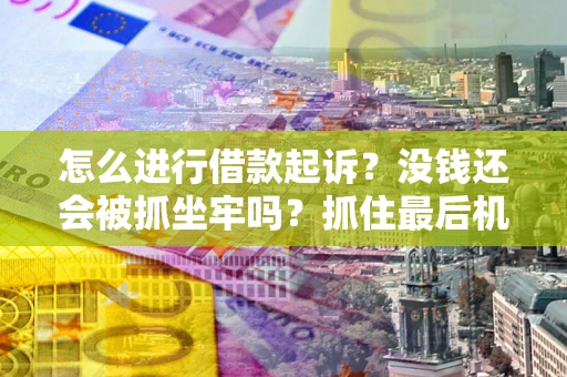 武汉怎么进行借款起诉？没钱还会被抓坐牢吗？抓住最后机会！