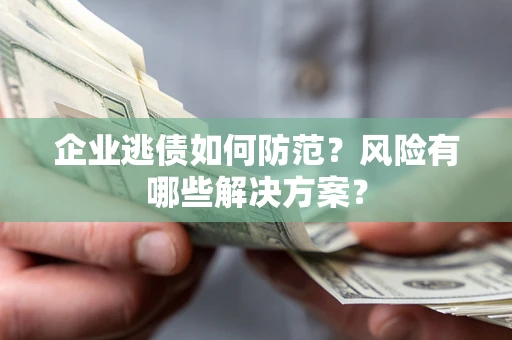 武汉企业逃债如何防范？风险有哪些解决方案？