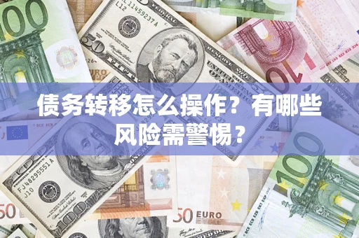 武汉债务转移怎么操作？有哪些风险需警惕？