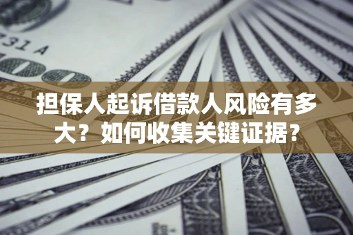 武汉担保人起诉借款人风险有多大？如何收集关键证据？