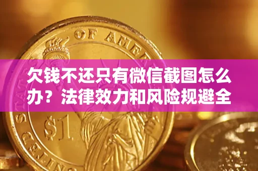 武汉欠钱不还只有微信截图怎么办？法律效力和风险规避全解析